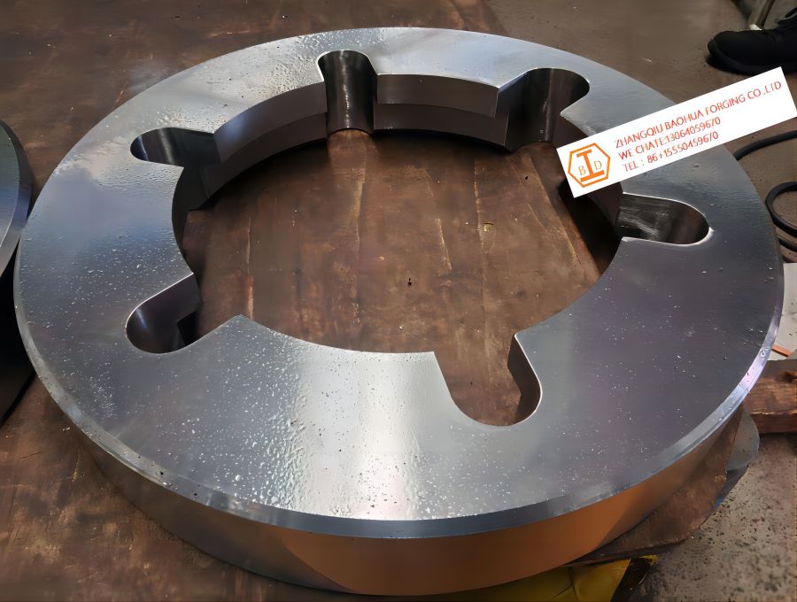 Concave-convex flange product